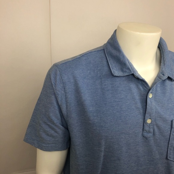 BANANA REPUBLIC Men's Blue Polo Shirt Sz XL - Picture 6 of 8